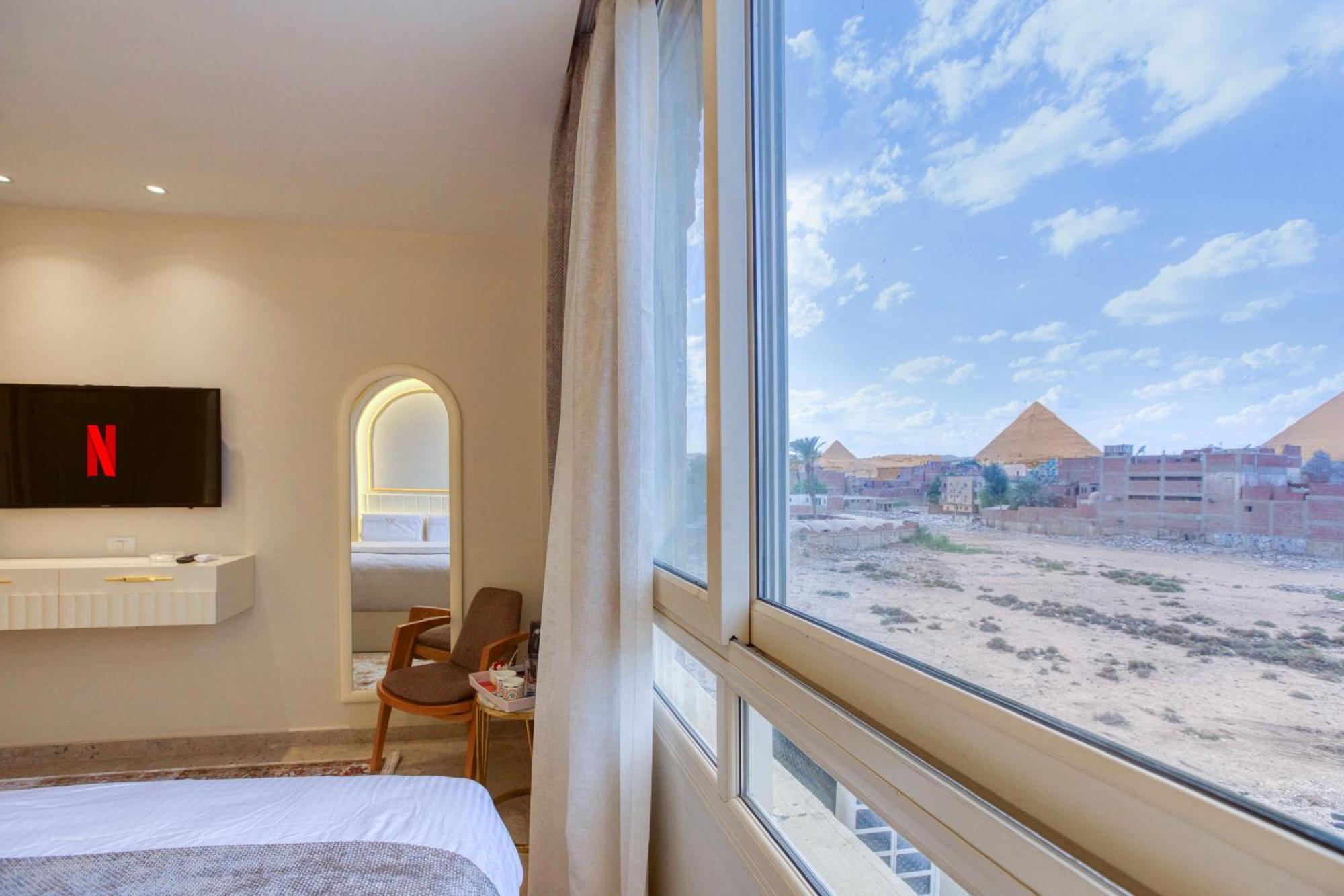 Pyramids Plateau Hotel Kafrat al Jabal Exterior photo